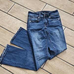 American Eagle Outfitters Dark Blue Straight Leg Jeans